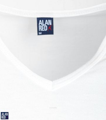 Alan Red Extra Lang T-Shirts Vermont (2er-Pack)