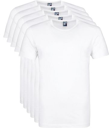 Alan Red Giftbox Derby O-Hals T-shirts Wit (5Pack)