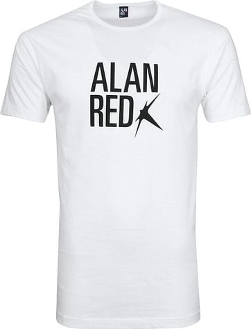 alan red shirt heren