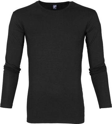 Alan Red Milton Longsleeve Shirt Zwart