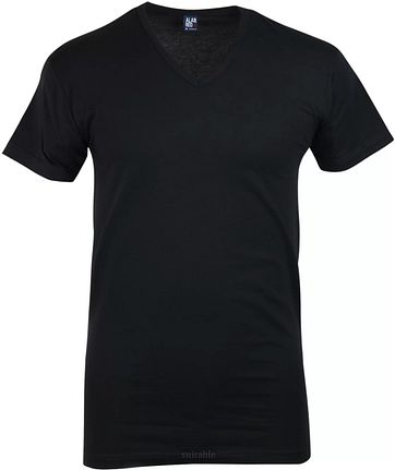 Alan Red Oklahoma T-shirt Stretch Zwart (1pack)