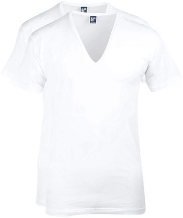 Alan Red T-Shirt Extra Diepe V-Hals Stretch