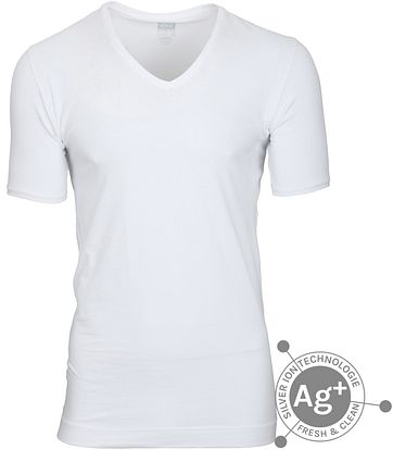 Alan Red T-shirt Oxford Weiss