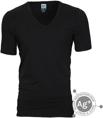 Alan Red T-shirt Oxford Zwart