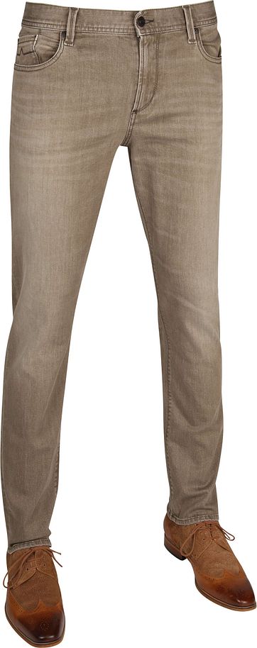 Alberto Pipe Dynamic Hosen Beige