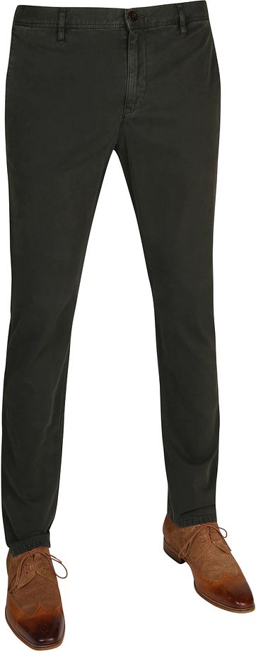 Alberto Rob Dynamic Chino Dunkelgrün