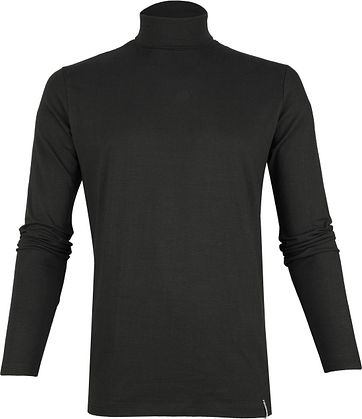 Anerkjendt Komet Rollkragenpullover Dunkelgrau