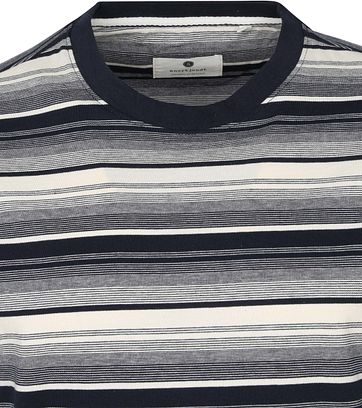 Anerkjendt T-shirt Akrod Strepen Donkerblauw