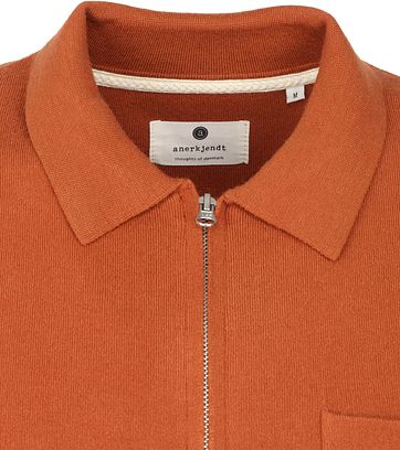 Anerkjendt Zip Vest Roest