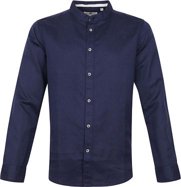 Anerkjendt Overhemd Aklukas Indigo Blauw