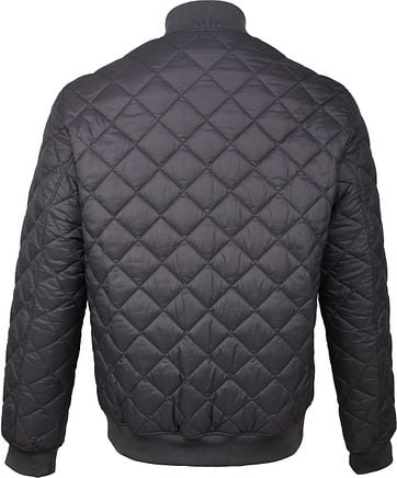 barbour quilted bomber