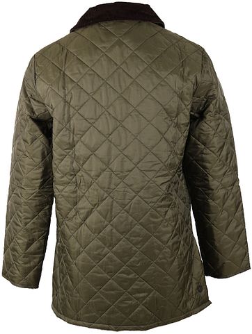 Barbour Heritage Steppjacke Grün