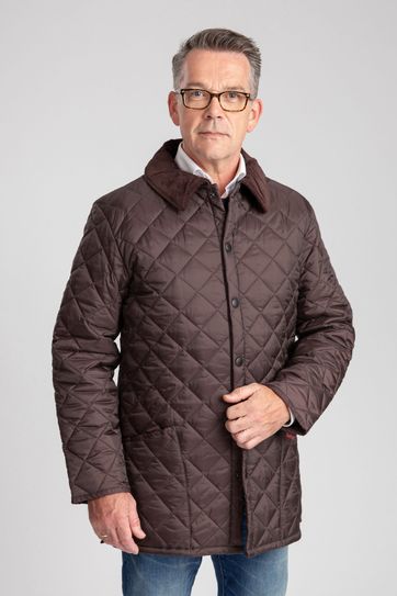 Barbour Liddesdale Quilt Brown 