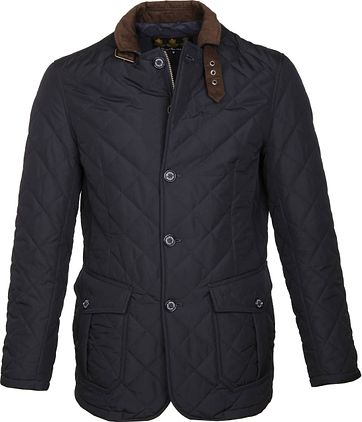 Barbour Quilted Jacket Navy