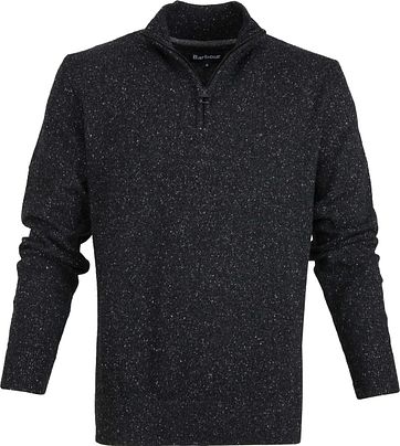 Barbour Tisbury Zip Pullover Black