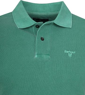 barbour washed polo shirt