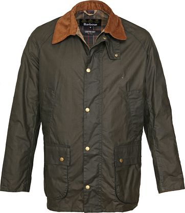 Barbour Wax Jacke Ashby Dunkelbraun