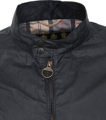 Barbour Wax Jacke Royston Navy