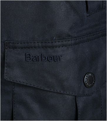 barbour leeward wax jacket navy