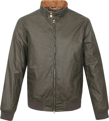 Barbour Waxjas Royston Olijfgroen