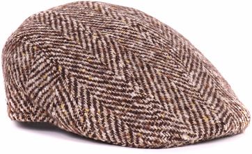 Beige Flat Hat Wool