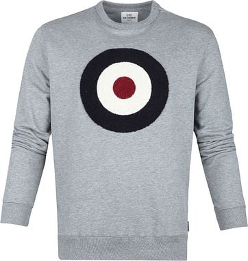Ben Sherman Sweater Kreis Grau