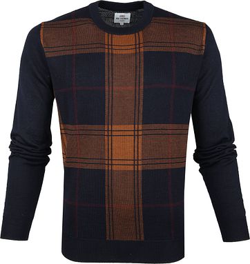 Ben Sherman Trui Ruit Navy