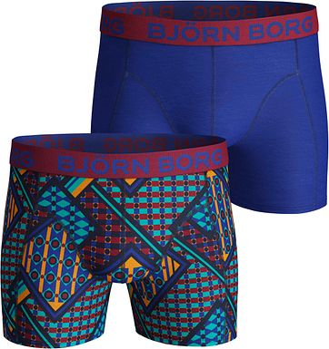 Bjorn Borg Boxershorts 2-Pack Beet Red