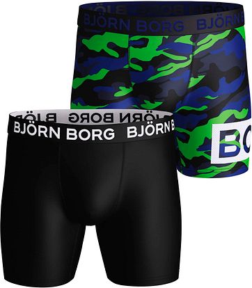 Bjorn Borg Boxershorts 2-Pack Performance Multi Camo