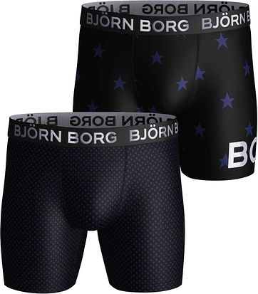 Bjorn Borg Boxershorts 2-Pack Performance Stars