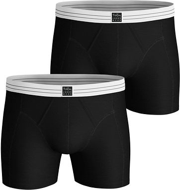 Bjorn Borg Boxershorts 2er-Pack Original Solid Schwarz