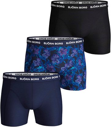 Bjorn Borg Boxershorts 3-Pack Flower