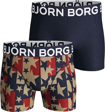 Bjorn Borg Boxershorts 3-Pack Graphic Star