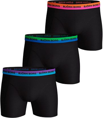 Bjorn Borg Boxershorts 3 Pack Neon