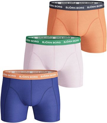 Bjorn Borg Boxershorts 3 Pack Solid