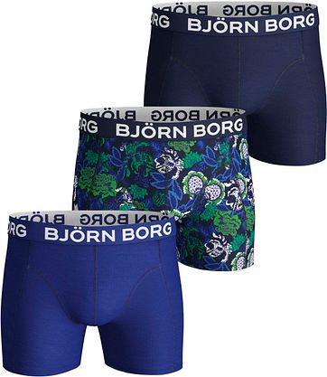 Bjorn Borg Boxershorts 3-Pack Strong Flower