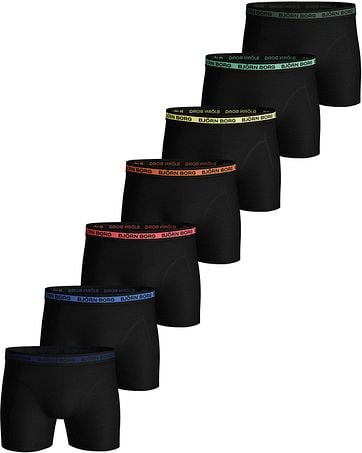 Bjorn Borg Boxershorts 7-Pack Solid Multi