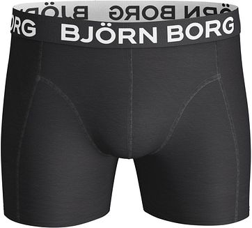 Bjorn Borg Shorts Solid Black 2 Pack