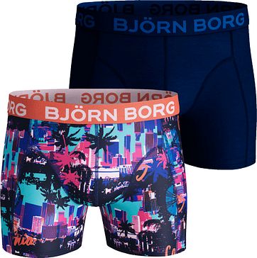 Björn Borg Boxershorts 2-Pack Aquarius