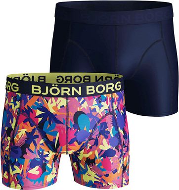 Björn Borg Boxershorts 2-Pack Performance Multiflower