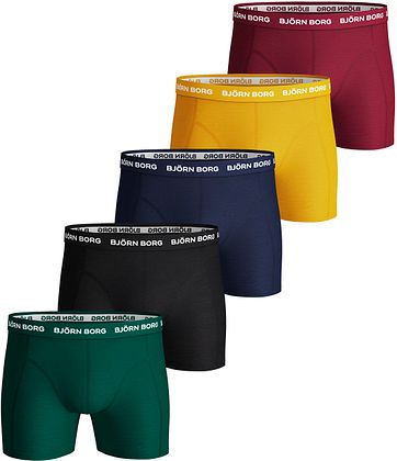 Björn Borg Boxershorts 5-Pack Evergreen