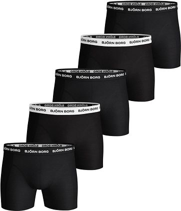 Björn Borg Boxershorts 5-Pack Solids