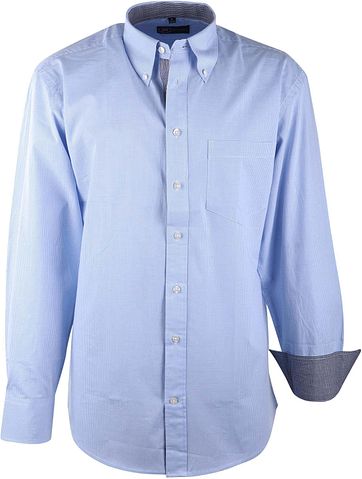 Blau Casual Hemd Kariert