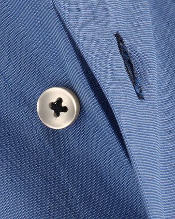 Blau Fil a Fil Hemd 60