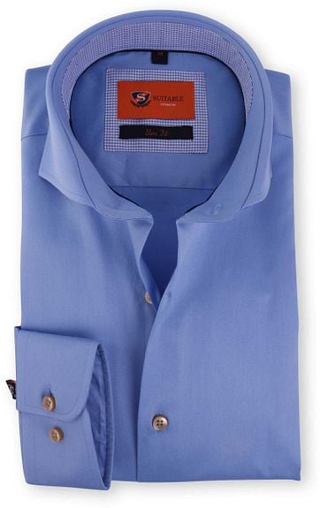 Blauw Overhemd Cutaway 118-4