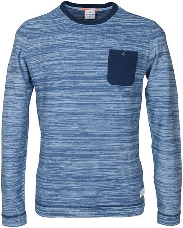 Blue Industry Blau Pullover