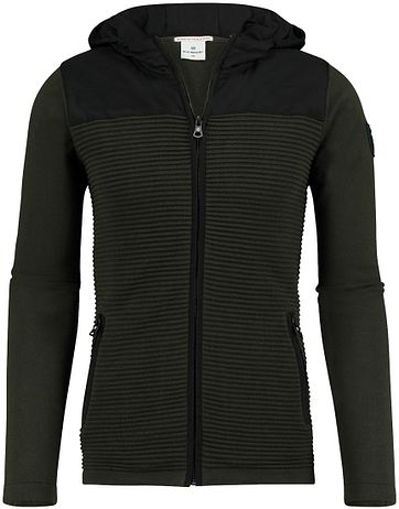 Blue Industry Cardigan Dark Green