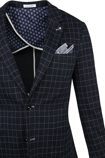 Blue Industry Colbert Navy Pocket Square