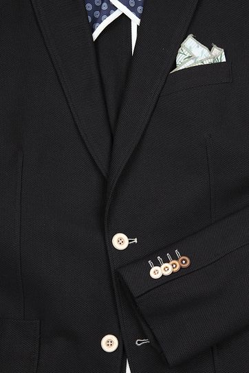 Blue Industry Colbert Zwart Pochet