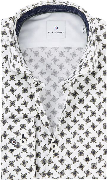 Blue Industry Flower Shirt